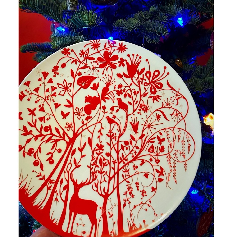 🦌 Tablecore! TORD BOONTJE TABLE STORIES Deer Nature Plate ❤️ NWT✨multiples
